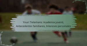 Youri Tielemans: Academia juvenil, Antecedentes familiares, Intereses personales